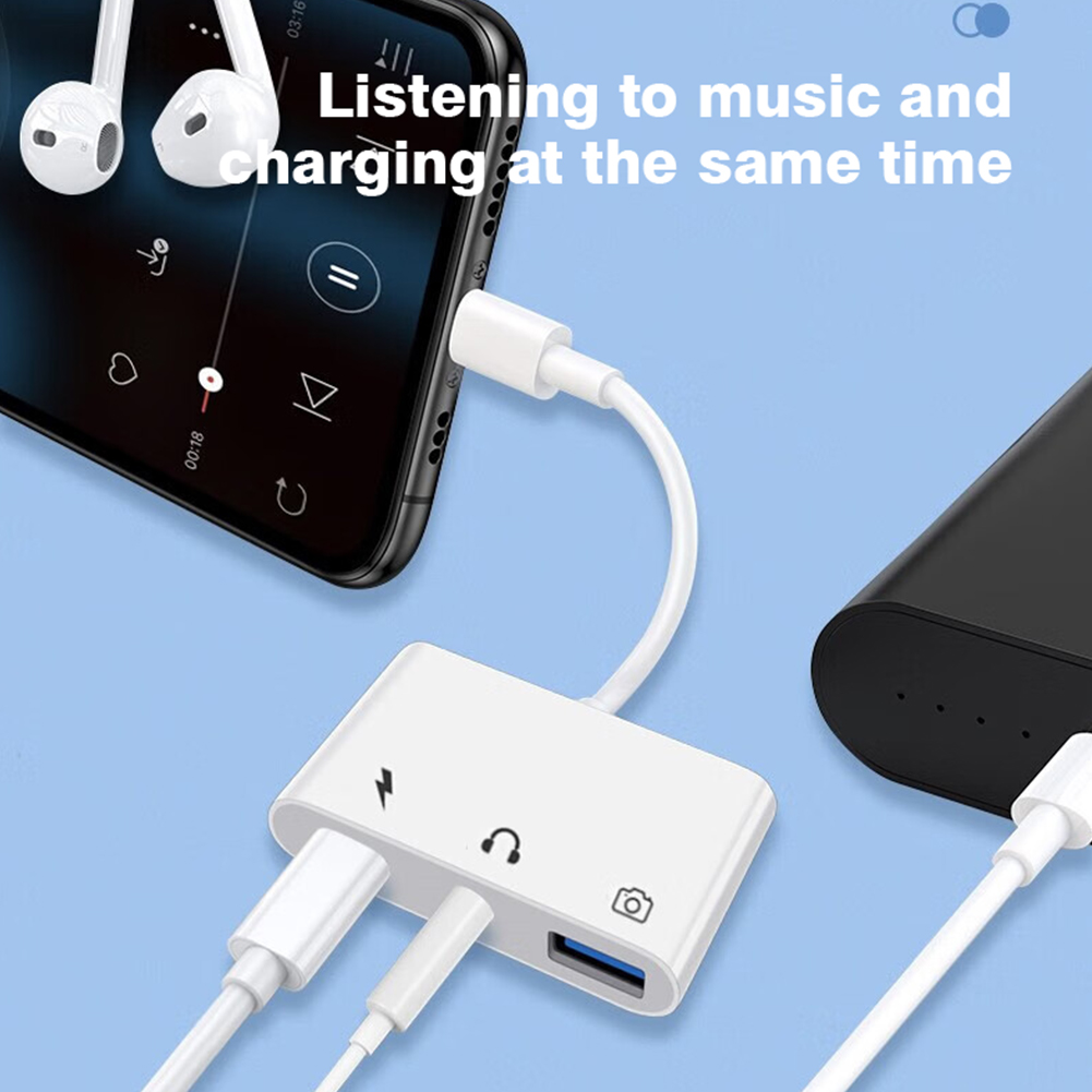 3 in 1 Lightning to USB 3.0 Ch - Transmission Jack Adapter ulasan dan harga