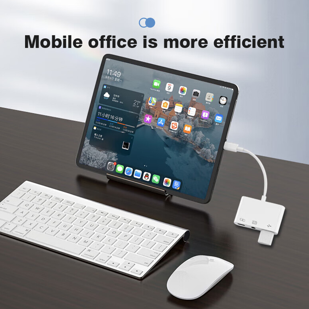 3 in 1 Lightning to USB 3.0 Ch - Transmission Jack Adapter ulasan dan harga