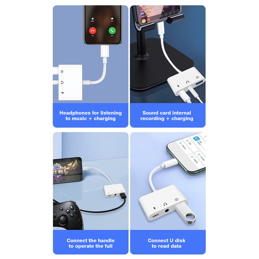 3 in 1 Lightning to USB 3.0 Ch - Transmission Jack Adapter ulasan dan harga