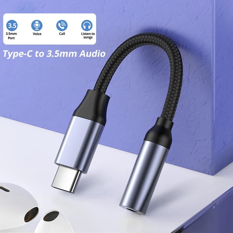 USB Type C To 3.5mm Aux Adapte - Transmission Jack Adapter ulasan dan harga