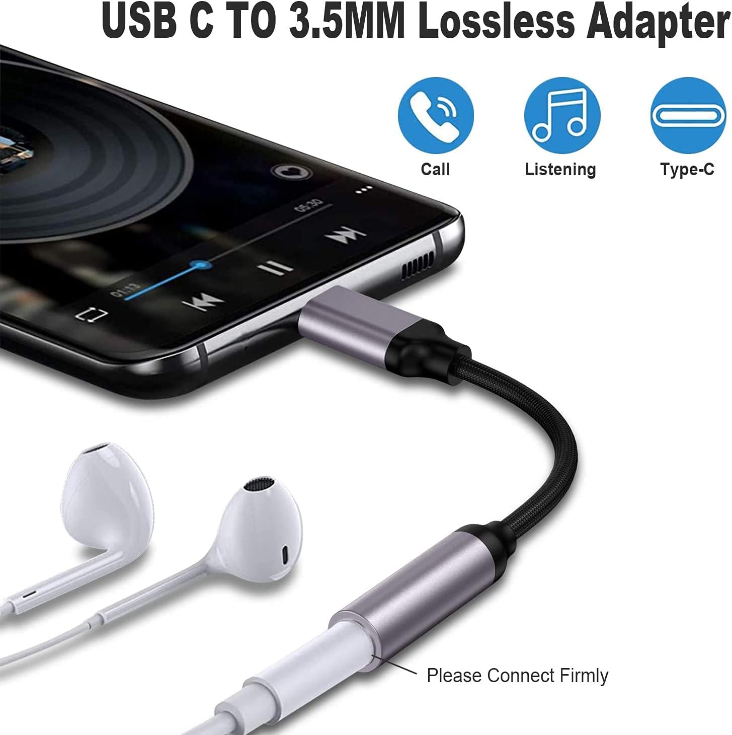 USB Type C To 3.5mm Aux Adapte - Transmission Jack Adapter ulasan dan harga