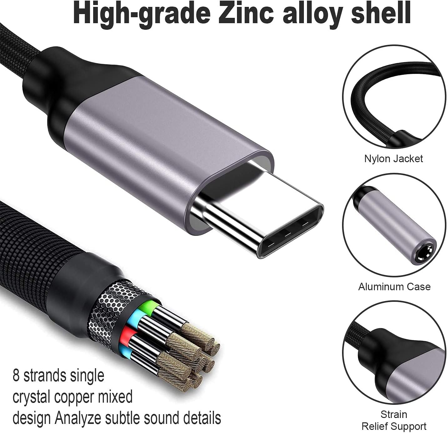 USB Type C To 3.5mm Aux Adapte - Transmission Jack Adapter ulasan dan harga