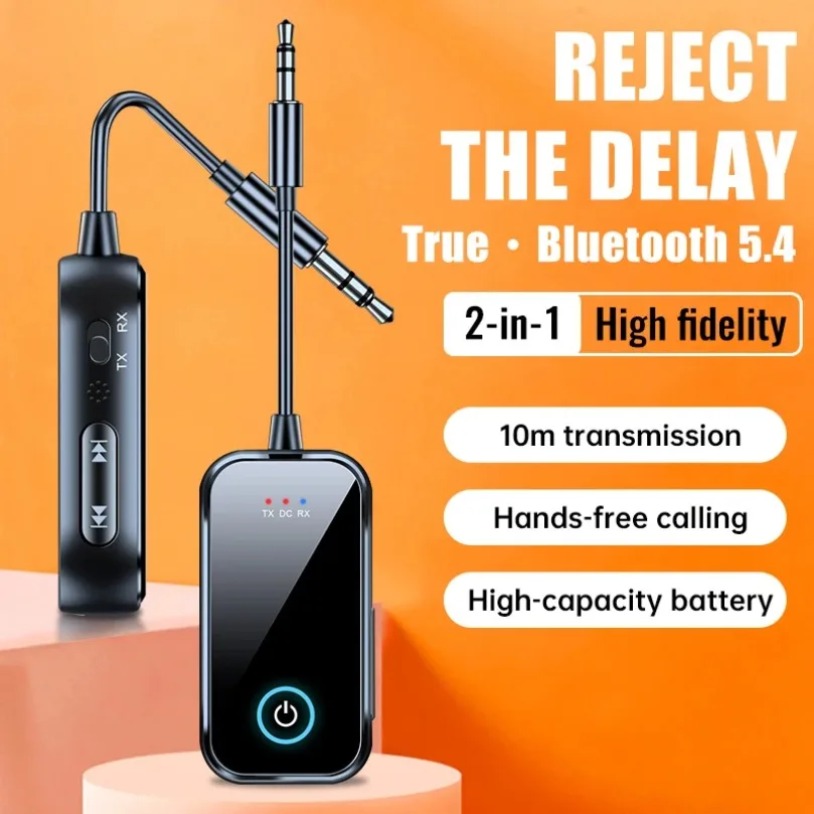 Wireless Audio Adapter Bluetoo - Transmission Jack Adapter ulasan dan harga